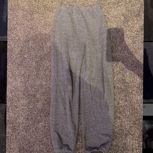 Grey sweatpants